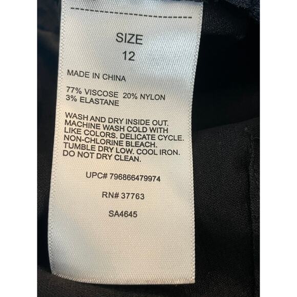 Rafaella Black Dress Shorts 12 - Picture 6 of 13